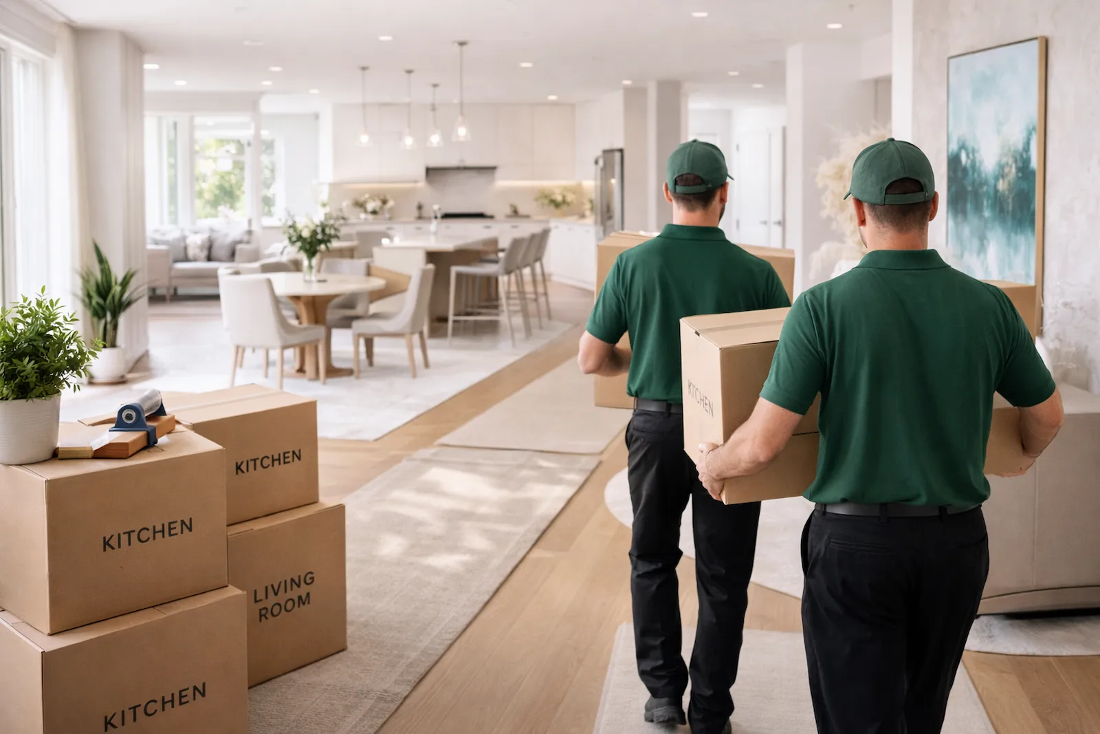 Get Started Home Services team completing a full-service move